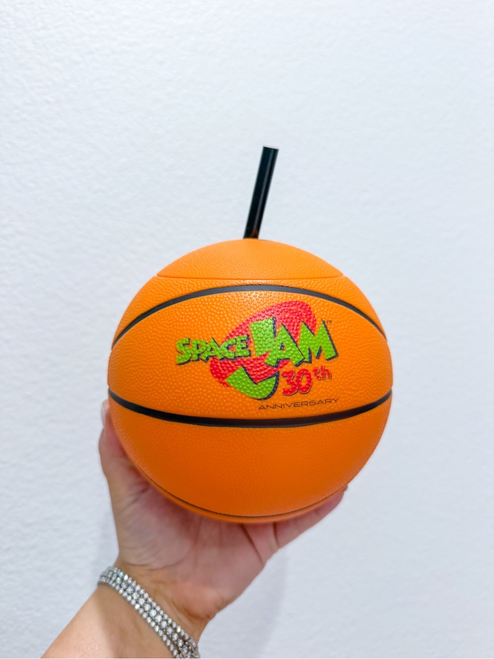 NEW Space Jam 30th Anniversary Basketball Novelty Drink Holder